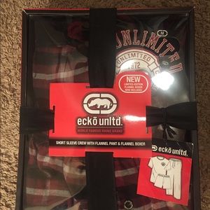 New Ecko pajama set Shirt, pants and underwear